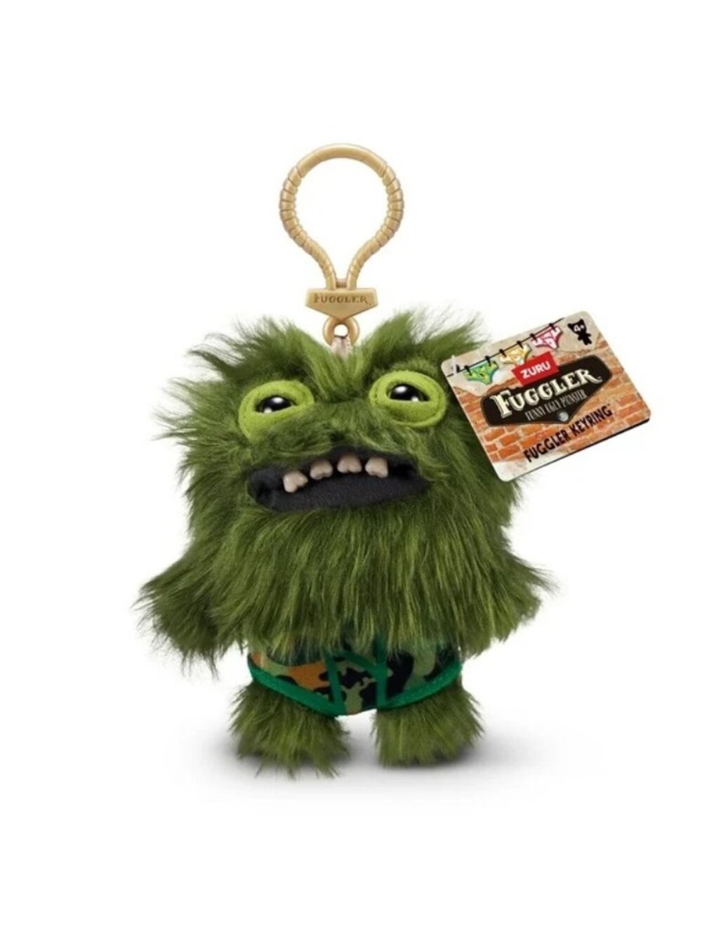 NWT Fuggler Key Ring 5in Count Underoo McGoo Funny Ugly Monster Collectible ZURU
